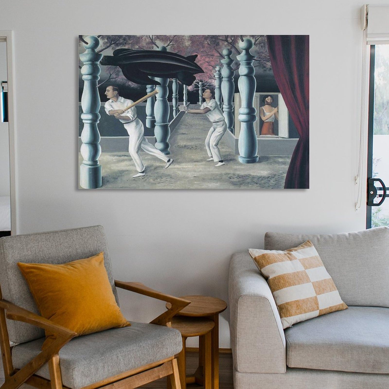 Amazon.co.jp: Rene Magritteルネ・マグリット《秘密の遊戯者